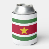 Suriname-Flag Dosenkühler (Kanne Vorderseite)