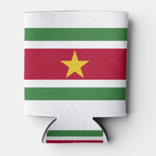 Suriname-Flag Dosenkühler (Vorderseite)