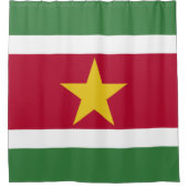 Suriname-Flag Duschvorhang (Vorderseite)