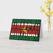 Suriname Flag Geburtstagskarte Karte (Gelbe Blume)