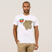Suriname Flag Herd and Map T - Shirt (Vorne ganz)