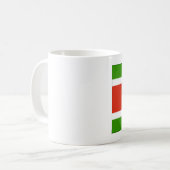 Suriname-Flag Kaffeetasse (Vorderseite Links)