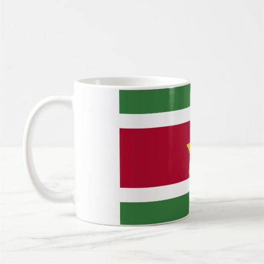 Suriname-Flag Kaffeetasse (Links)