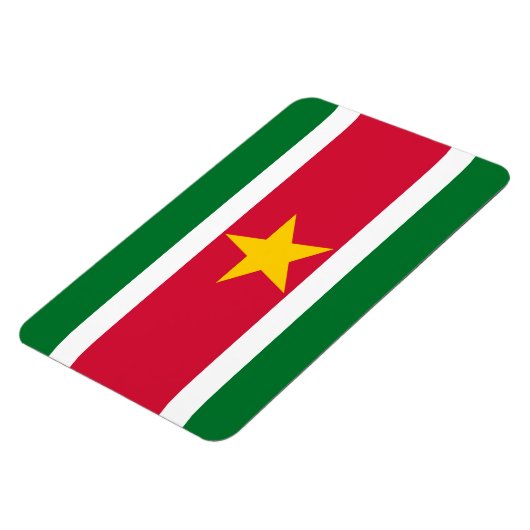 Suriname-Flag Magnet (Linke Seite)