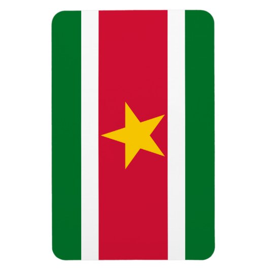 Suriname-Flag Magnet (Vertikal)
