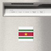 Suriname-Flag Magnet (In Situ (Geschirrspüler))