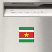 Suriname Flag Magnet (In Situ (Geschirrspüler))