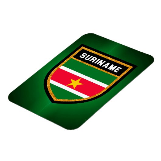Suriname-Flag Magnet (Linke Seite)