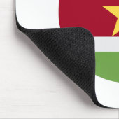Suriname-Flag Mousepad (Ecke)