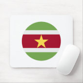 Suriname-Flag Mousepad (Mit Mouse)