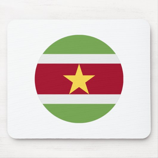 Suriname-Flag Mousepad (Vorne)