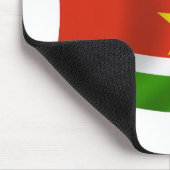 Suriname Flag Mousepad (Ecke)