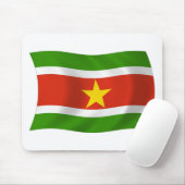 Suriname Flag Mousepad (Mit Mouse)