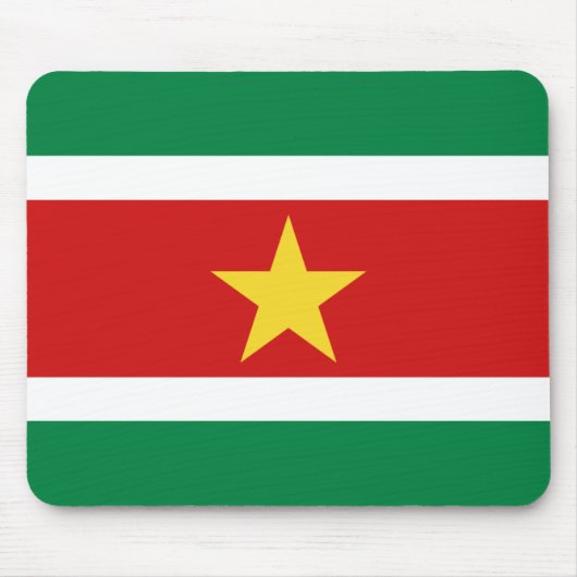 Suriname Flag Mousepad (Vorne)