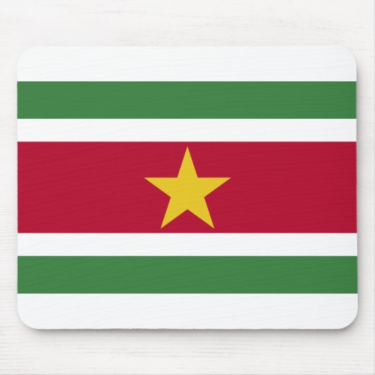 Suriname-Flag Mousepad (Vorne)