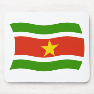 Suriname Flag Mousepad