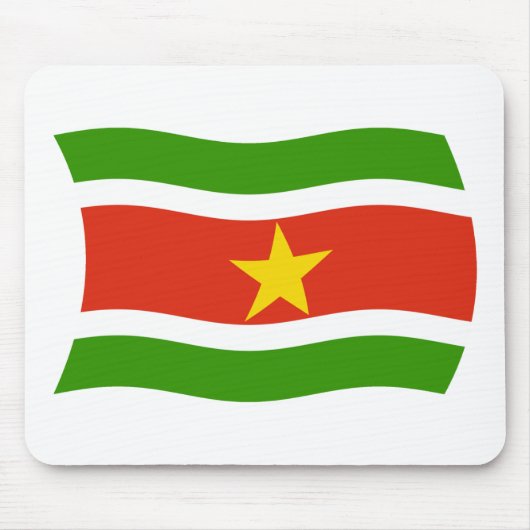 Suriname Flag Mousepad (Vorne)