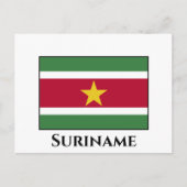 Suriname-Flag Postkarte (Vorderseite)