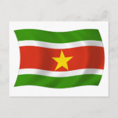 Suriname Flag Postkarte (Vorderseite)