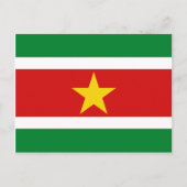 Suriname Flag Postkarte (Vorderseite)