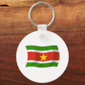 Suriname Flag Schlüsselanhänger (Vorderseite)