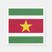Suriname-Flag Serviette (Vorderseite)