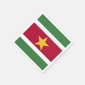 Suriname-Flag Serviette (Ecke)