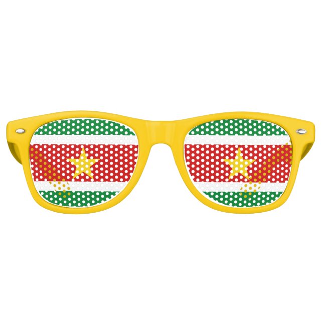 Suriname-Flag Sonnenbrille (Vorderseite)