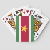 Suriname-Flag Spielkarten (Rückseite)