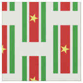 Suriname-Flag| Stoff (Nahaufnahme)