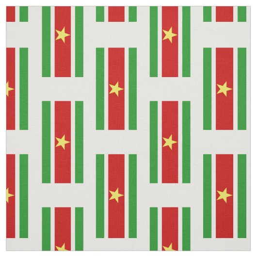 Suriname-Flag| Stoff (Muster)