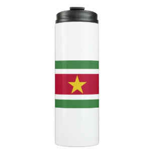 Suriname-Flag Thermosbecher