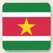 Suriname-Flag Untersetzer (Vorderseite)