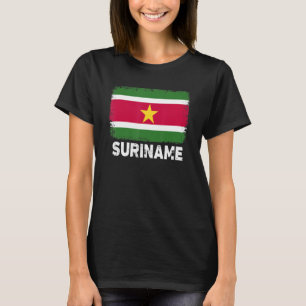 Suriname Flag Unterstützung Surinamer Leute Frauen T-Shirt