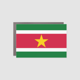 Suriname-Flagge Auto Magnet