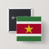 Suriname-Flagge Button (Vorne & Hinten)