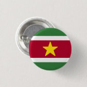 Suriname-Flagge Button (Vorne & Hinten)