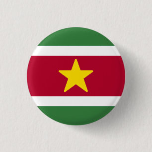 Suriname-Flagge Button
