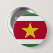 Suriname-Flagge Button (Vorne & Hinten)