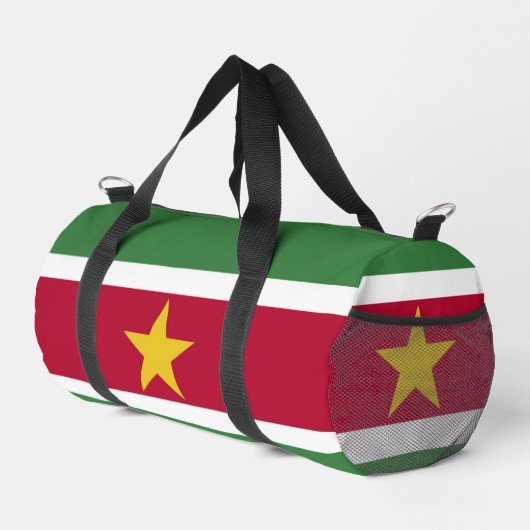 Suriname-Flagge Duffle Bag (Rechte Ecke)