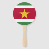 Suriname-Flagge Fächer (Vorderseite)