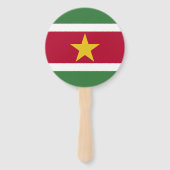 Suriname-Flagge Fächer (Rückseite)