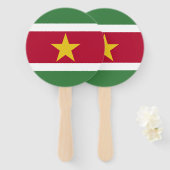 Suriname-Flagge Fächer (Vorne und Hinten)