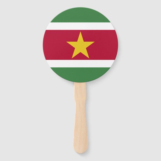 Suriname-Flagge Fächer (Vorderseite)