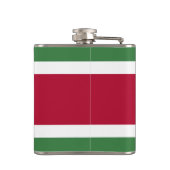 Suriname-Flagge Flachmann (Rückseite)