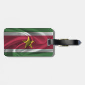 Suriname-Flagge Gepäckanhänger (Rückseite horizontal)