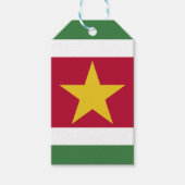 Suriname-Flagge Geschenkanhänger (Vorderseite)