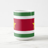 Suriname-Flagge Kaffeetasse (Mittel)