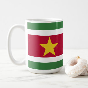 Suriname-Flagge Kaffeetasse