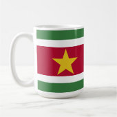 Suriname-Flagge Kaffeetasse (Links)